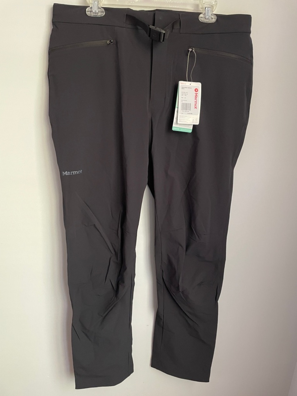 Marmot Men’s Black Mountain Active Pants Size 36